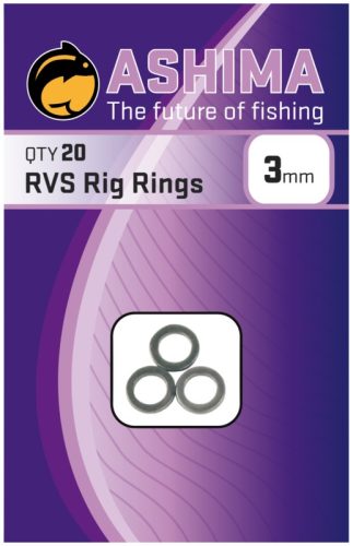 Ashima RVS Rig  Rings 4mm 